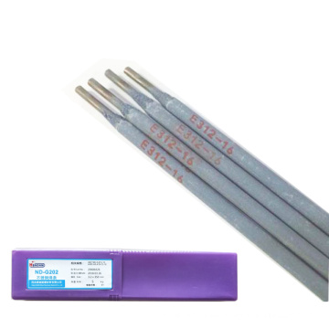 Heißverkauf A1002 Edelstahl Titan Calciumtyp Beschichtung Schweißelektrode AWS A5.4 E312-16